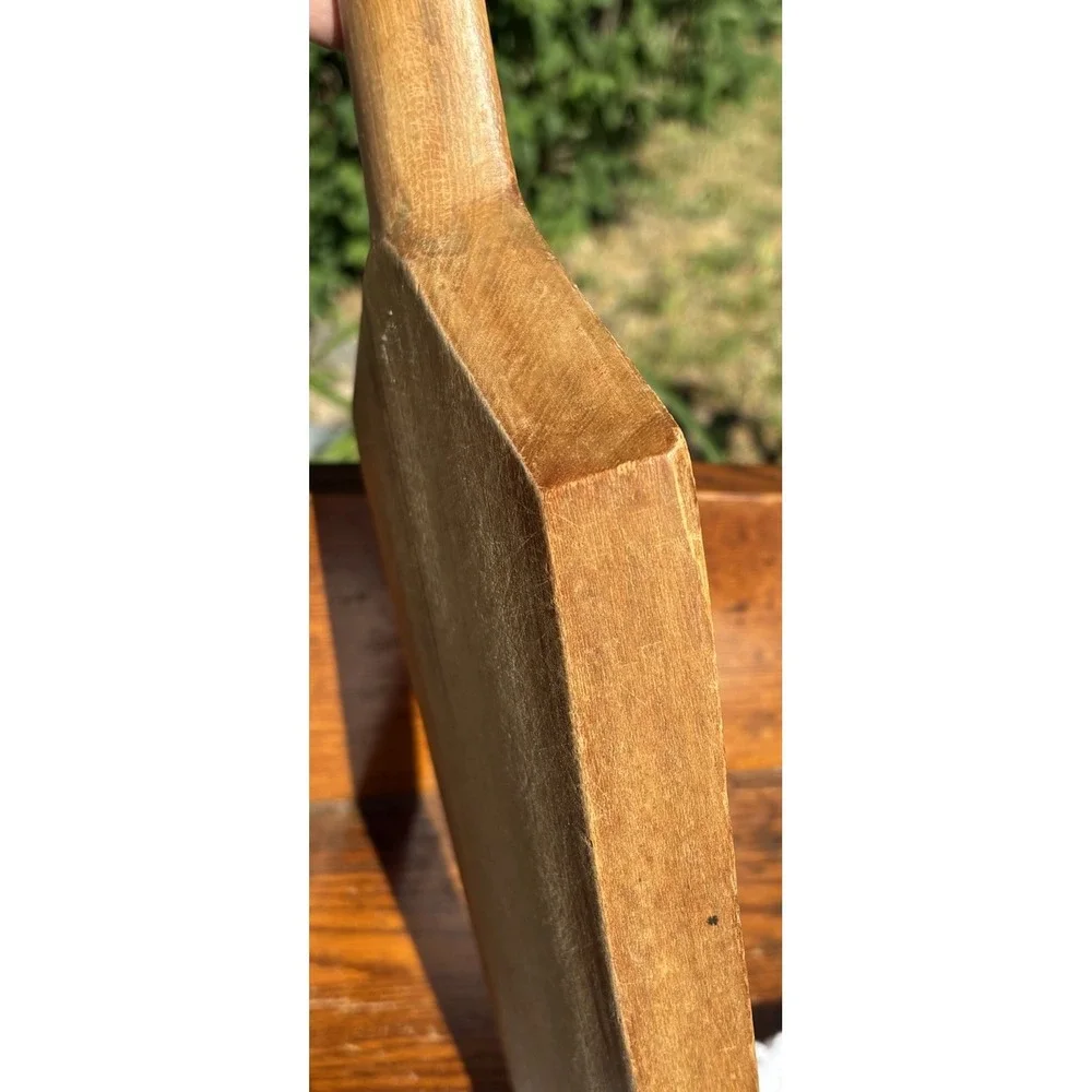 Primitive Wooden Bread Board Maple Chopping Block Tombstone Handled Cutting 1940